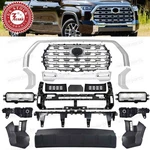 For 2022-2025 Toyota Tundra Front Bumper Grille Assembly Chrome W/fog Light/trim. Fixed Price $984.99.