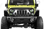 Matte Black Skull Style Front Replacement Grille Fit For 07-18 Jeep Wrangler Jk. Fixed Price $119.95.