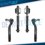 Brand New 4PC Front Inner & Outer Tie Rod Ends For Mercedes ML320 ML350 ML500. Fixed Price $46.45.