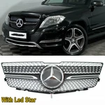 For 2013-2015 Mercedes-benz X204 GLK350 GLK300 Front Grille W/led Emblem. Fixed Price $93.31.