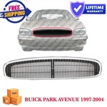 Chrome Shell With Black Insert Plastic Grille For 97-2004 Buick Park Avenue. Fixed Price $164.90.