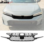 Fits 25-26 Honda Civic Type Style Front Bumper Upper Grille Abs Gloss Black. Fixed Price $159.99.