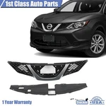 Front Upper Black Chrome Grille For 2018-2019 Nissan Rogue Sport Sv Sl. Fixed Price $71.69.