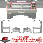 Headlight Bezels Silver + Signal Lights For 1985-1987 Chevy C/k Series Pickup. Fixed Price $118.89.