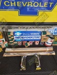 1955 Chevy Bel Air/nomad Grille Moulding Set 4PC N.o.s.. Fixed Price $699.99.