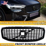 R-design Style Front Radiator Grille Gloss Black For Volvo XC60 2022-2025. Fixed Price $305.99.