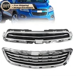 Silscvt Front Upper Lower Grille For 14-16 Chevy Trax Pair W/ Chrome Trim. Fixed Price $78.99.