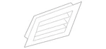 Genuine Mercedes-benz Grille 463-881-01-85. Fixed Price $54.89.