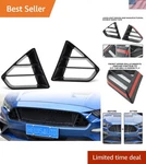 Abs Black Grille Inserts Ford Mustang Gt 2018-2023 With Easy Install. Fixed Price $65.99.