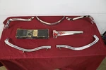 1941 Chevrolet Nos Gm Chrome Grille Mouldings & Emblem. Fixed Price $3000.00.