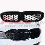 Front Kidney Grille For Bmw G20 330I M340I 2019-2022 Gloss Black Diamond. Fixed Price $59.99.