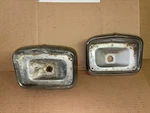 1956 Chevy Belair Lamp Light Turn Signal Bezels Trim Moldings Parking Nomad. Fixed Price $74.99.