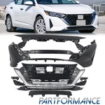 Front Bumper Cover Kit W/ Grille & Fog Light Fits 2024-2025 Nissan Sentra. Fixed Price $543.78.