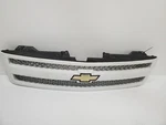 2010 - 2011 Chevrolet Silverado 1500 Pickup Front Grille Painted White Emblem. Fixed Price $280.00.