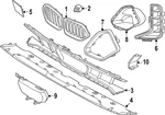 Genuine Bmw Insert 51-11-8-085-998. Fixed Price $106.83.