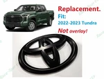 1PC Matte Black Replacement Front Toyota Logo Emblem Tundra Sequoia. Fixed Price $46.80.