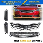 Front Upper&lower Grille Kit For 2014-2020 Chevy Impala W/ Fog Light Cover. Fixed Price $112.15.