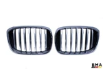 Bmw X3 X4 G01 G02 Front Left & Right Upper Bumper Grilles Set 2018 - 2021 Oem. Fixed Price $139.99.