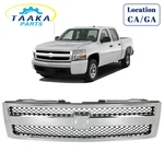 Chrome Front Grille Insert For Chevrolet Chevy Silverado 1500 2007-2013. Fixed Price $119.99.
