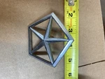 Oem Used Mopar Pentastar Emblem # 4270611 / Fits 85-87 Chrysler Lebaron. Fixed Price $12.50.