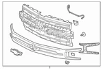 New Genuine Oem Gm Grille Part # 85628908 2022-2023 Chevrolet. Fixed Price $848.49.