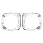 Ford Mustang 1973 Acp FM-BH008F Driver & Passenger Side Headlight Bezels. Fixed Price $202.13.