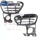 New Front Bumper Insert Black Plastic Set Of For 2011-2014 Porsche Cayenne. Fixed Price $123.05.