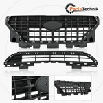 Fits Hyundai Venue Matte Black Front Bumper Upper Lower Radiator Grille 20-23. Fixed Price $88.72.