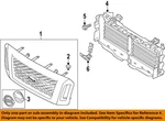Nissan Oem 16-23 Xd,titan Grille Components-emblem 62382EZ00B. Fixed Price $42.66.