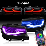 For 2014 2015 Camaro Ls Lt Ss, Z28 ZL1 Led Rgb Headlights+smoke Lens Tail. Fixed Price $815.75.