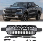Black Front Grille Fits Ford Ranger T9 2023 2024 Upper With Led Light. Fixed Price $209.00.