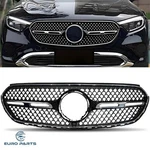 Black Front Grille For 2023 2024 Mercedes Benz X254 GLC300 Diamond Style. Fixed Price $159.00.