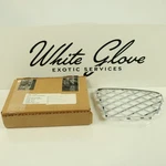 Nos Bentley Continental Gt Front Right Outer Bumper Grille Chrome 3W3807684J. Fixed Price $399.99.