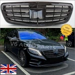 For Mercedes S-class W222 S65 S560 Amg Front Bumper Black Grille 2014-2020. Fixed Price $173.29.