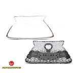 Front Upper Grille Grey With Chrome Trim Surround For 18-21 Lexus NX300 Sport. Fixed Price $179.99.