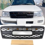 Black Front Grille Fits For 2003- 2006 Toyota Land Crusier LC100 FJ100 W/light. Fixed Price $149.00.