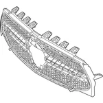 New Genuine Mercedes-benz Radiator Trim 118880080264 / 118-880-08-02-64 Oem. Fixed Price $489.66.