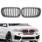 Double Line Front Bumper Center Kidney Grille For Bmw X5M X6M. Fixed Price $46.06.