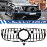 Front Bumper Grille Gtr Style For Mercedes Benz X166 GLS450 2016-19 Chrome+black. Fixed Price $96.11.
