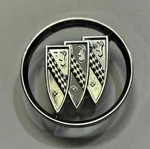 Vintage 1972 Buick Skylark Tri-shield Emblem Ornament 9856335 (31982) 1-11/16". Fixed Price $15.99.