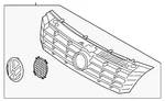 Genuine Volkswagen Grille 561-853-651-B-OQE. Fixed Price $169.95.