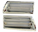Porsche 911 912 Swb 66-68 Plastic Chrome Horn Grille Pair Mounting Hole -new. Fixed Price $175.00.