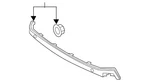 Genuine Lexus Bumper Cover Spacer Panel 52112-78160. Fixed Price $104.95.