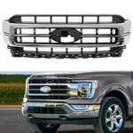 Ford F150 F-150 Lariat 2021 2022 2023 Chrome Front Upper Grille Abs. Fixed Price $116.90.