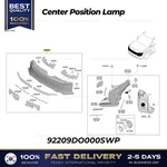 Genuine Center Position Lamp 92209DO000SWP For Kia EV9. Fixed Price $2500.00.