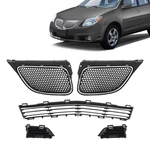 Front Bumper Upper+lower Grille W/fog Light Cover For Pontiac Vibe 2005-2008. Fixed Price $143.89.