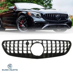 Gt Style Front Grille Chrome Fits Mercedes Benz Class C217 S400 S550 2015 2017. Fixed Price $185.00.