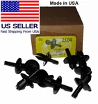 (10) Plastic Push Rivet Grille To Headlamp Bracket 1/4" Hole Ford 383142-S Usa. Fixed Price $5.95.