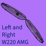 Left&right 01-02 Mercedes W220 S50 Amg Bumper Mesh Grill 2208850253 2208850153. Fixed Price $82.98.