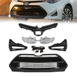 For Toyota Corolla Xle Ce 2017- 2019 Front Upper/lower Bumper Grille Set 6PCS. Fixed Price $101.99.